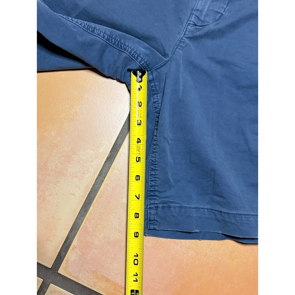 American Eagle Flex Classic Chino Shorts Blue Mens 34 9" Inseam - Picture 4 of 11